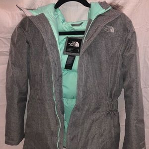 Grey North Face Jacket